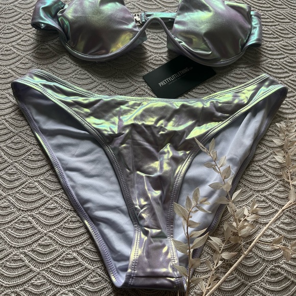 Pretty Little Thing Bikini • Iridescent - Picture 2 of 2